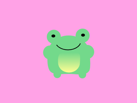 aesthetic frog