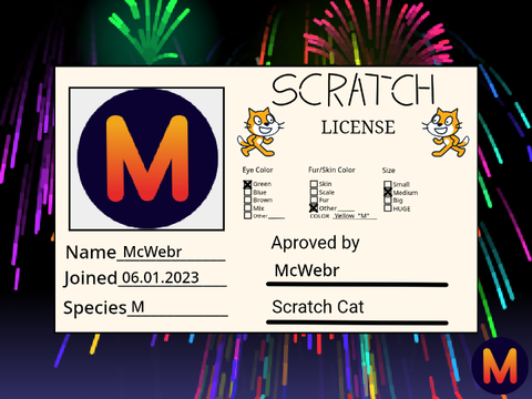 @McWebr || Scratch License