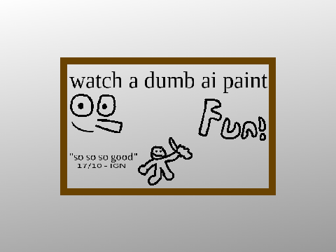 watch a dumb ai paint a picture