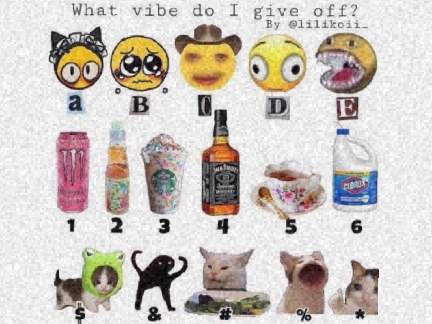 what vibe do I give off?