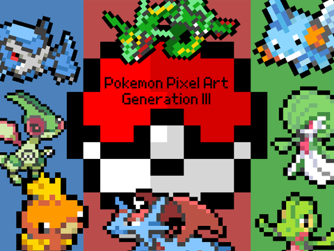 Pokémon Pixel Art: Generation III!