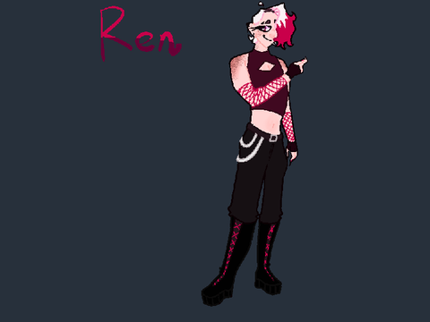 Ren! (Aka pink Emo Man)
