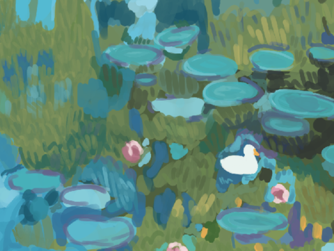Monet water lillies study ❀ art