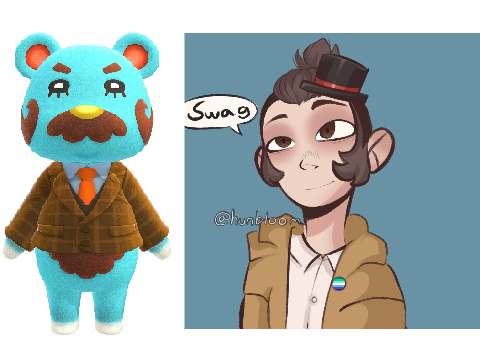my ACNH villagers in picrew!
