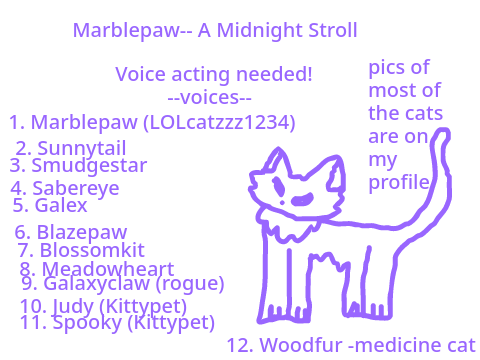 Marblepaw-- A Midnight Stroll remix