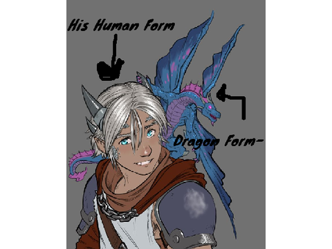 Lycan Human And Dragon Form