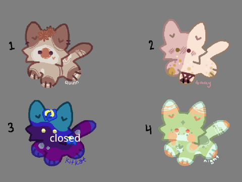 ✦ gachapon | 2/4 open !!