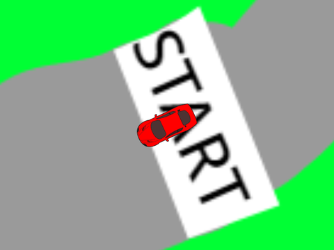 _Top-down Scrolling car game 