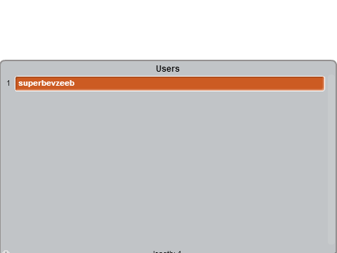 UserList