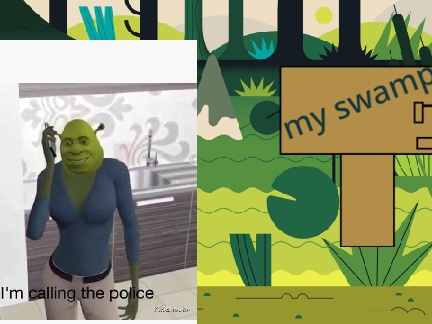 whut ya doing in moi swampd!- credit to song-writers