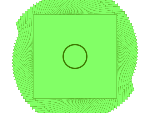 3D Green Spiral
