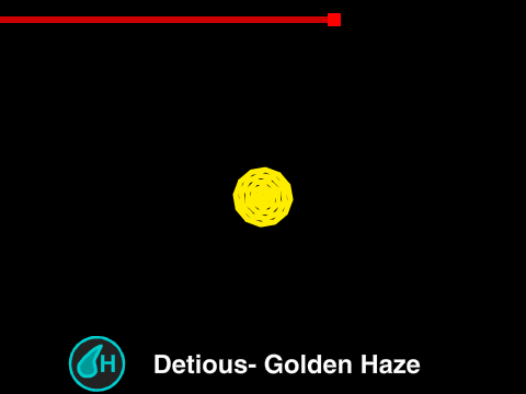 Detious- Golden Haze: An Audio Visualizer