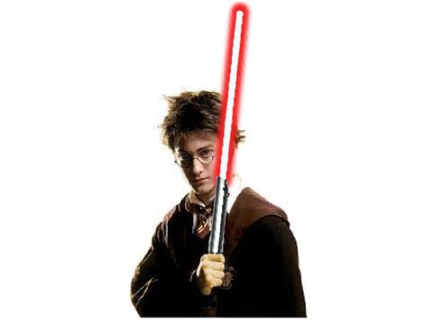 HP Characters (With lightsabers)