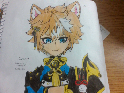 Gorou drawing-Genshin impact!
