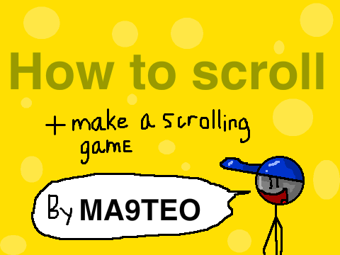 Scrolling Game Tutorial M.S.B.B