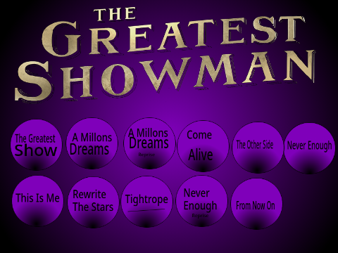 The Greatest Showman Songs.