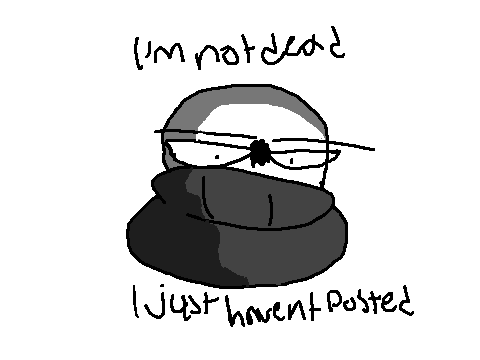 I'm not dead again I swear