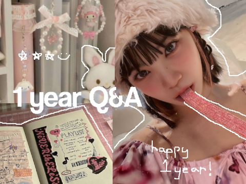 ✩°｡⋆⸜ 1 year Q&A __ ❕❔