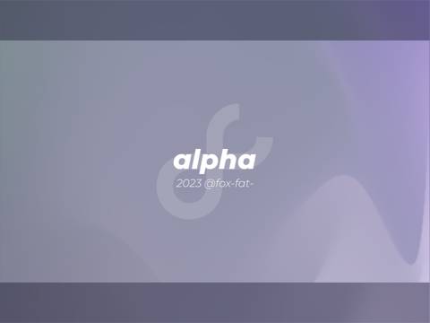 Alpha - @fox-fat-