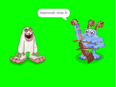 Mammott and Bowgart Hide X Template