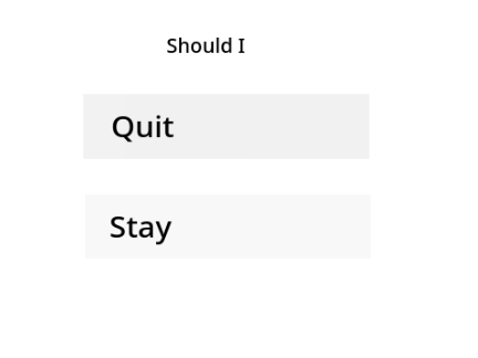 SHOULD I...