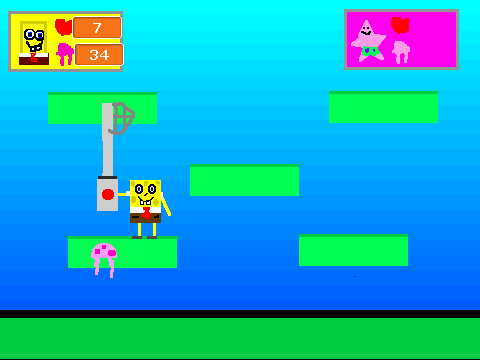 Spongebob's Jellyfishing Game 2