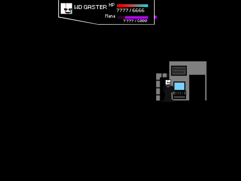 Glitchtale Gaster but hacked