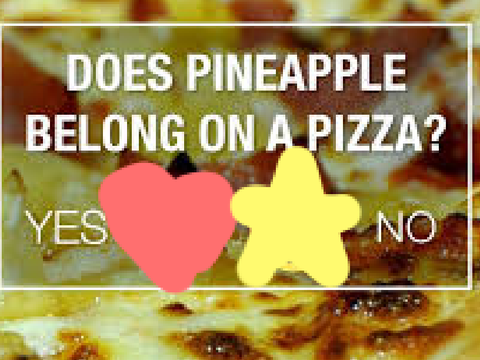 Pineapple pizza?