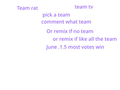 A rat or tv