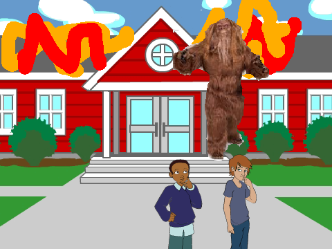 the devil and bigfoot chase