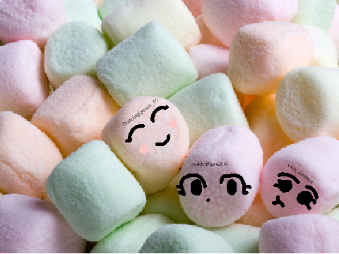 Add yourself as a marshmallow... #art #all remix