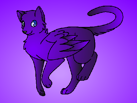 Winged Cat Bio (Violet)