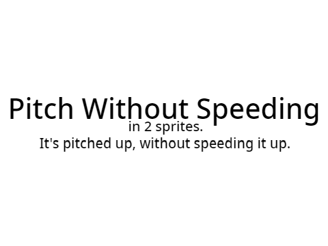 Pitch Without Speeding (accurate)