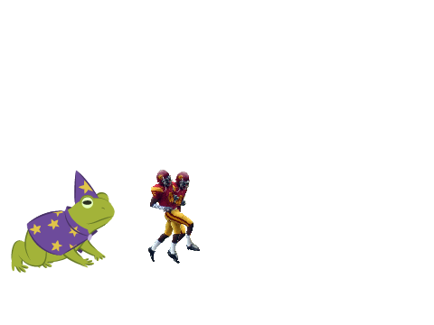 Mr frog and football men