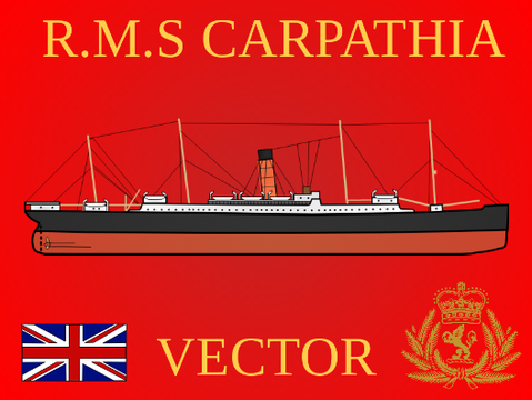 RMS CARPATHIA VECTOR