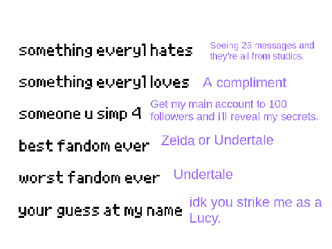 6 questions :D remix