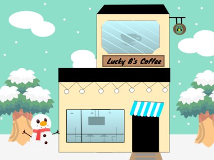 Coffee Shop Art! (Winter Theme Added!)