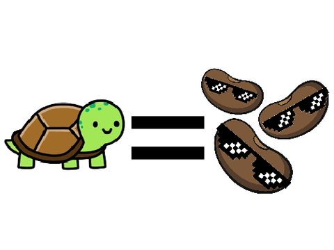 Turtles r cool beans