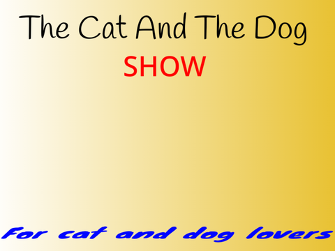 The Cat And The Dog SHOW. (watch this if you are a cat or lover) 