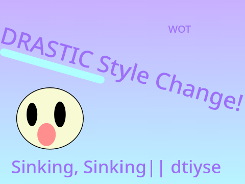 DRASTIC Style Change?!?! Dtiyse