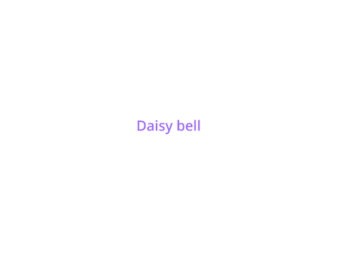 Daisy bell || Clarinet 