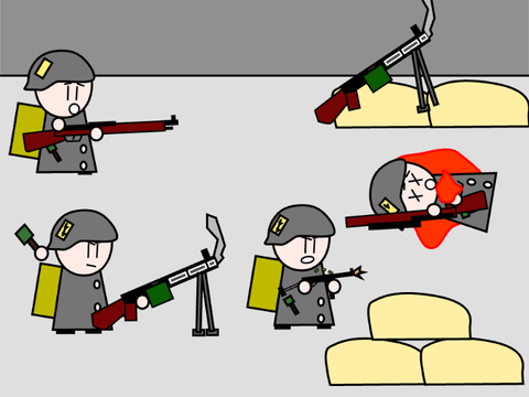 German fighting