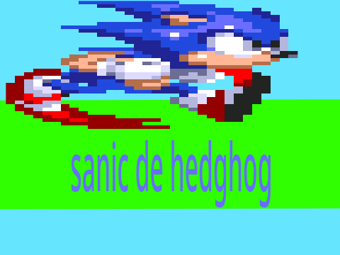 sanic de hedghog