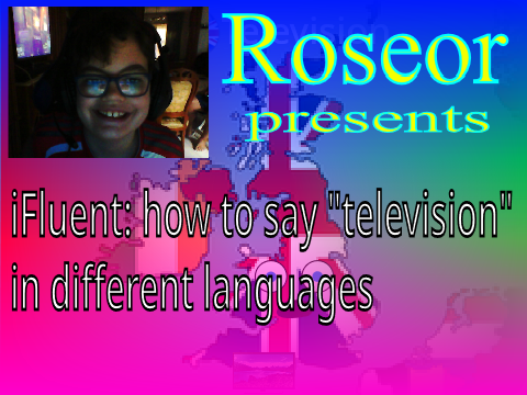iFluent: how to say "television" in different languages
