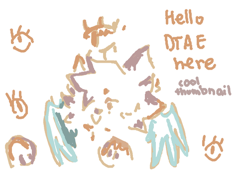 Eye cat with wings