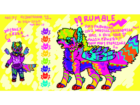 silly character ref bc i dont think i can post toyhouse links here