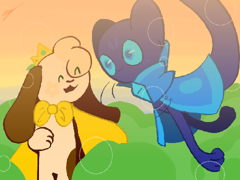 Clepto and Spirit - KirbyGirlyGamer DMC Entry :))))