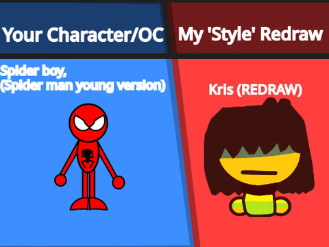 Redrawing Your Recommended Characters/OCs In My 'Style'! (OPEN) remix