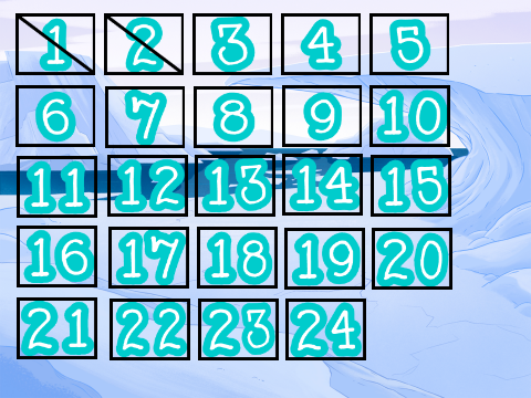 calendrier de l'avent