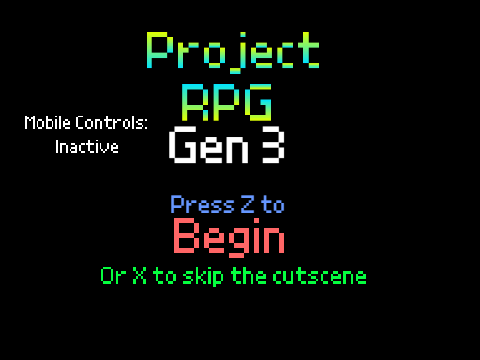 ProjectRPG Gen 3 (With Music!)